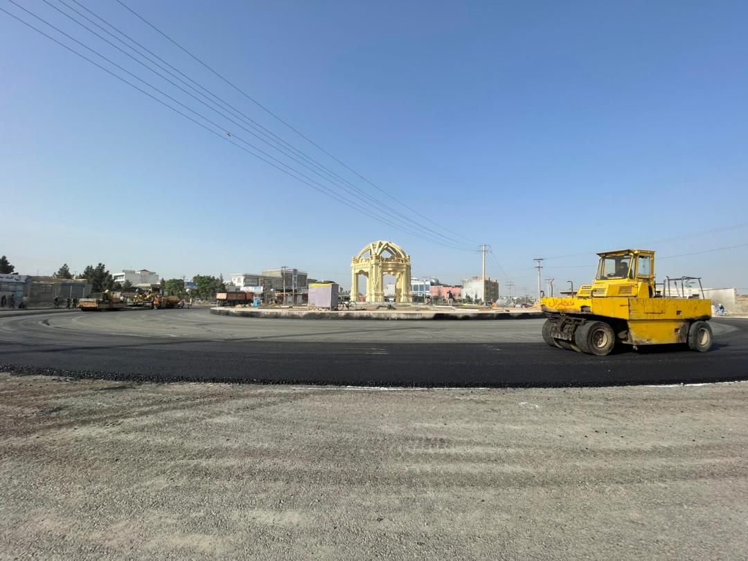 Mazar Sharif Chowk e Khabar Nigarn Project at the time of under construction