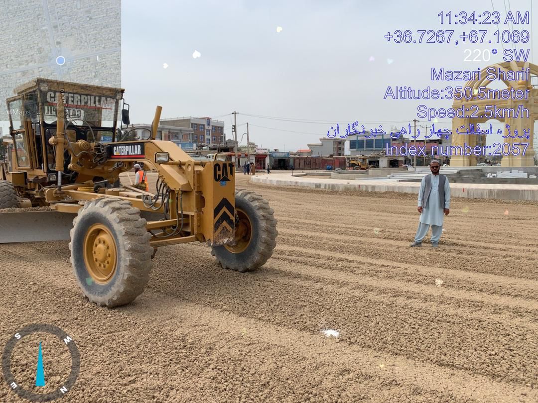 Mazar Sharif Chowk e Khabar Nigarn Project at the time of under construction