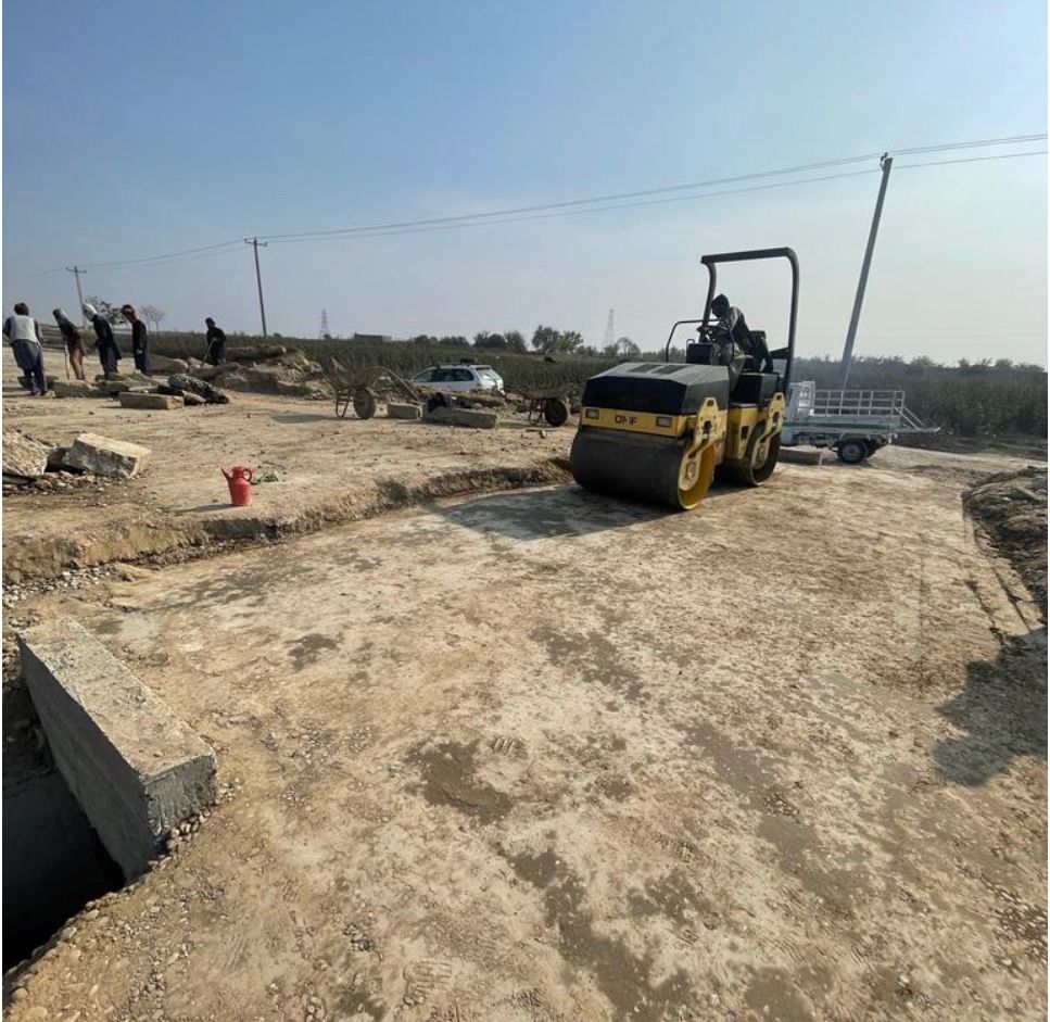 Repairing of 47 damaged points and making 8 new culverts of Mazar e Sharif to Shabarghan 55km Highway by TSCC